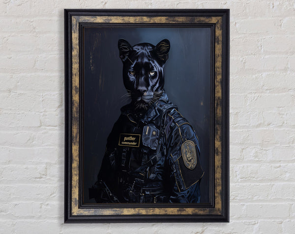 Panther Commander Framed Print