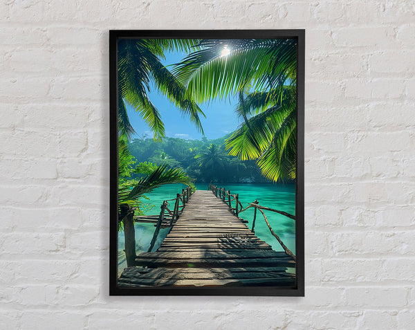 Paradise Beach Framed Print