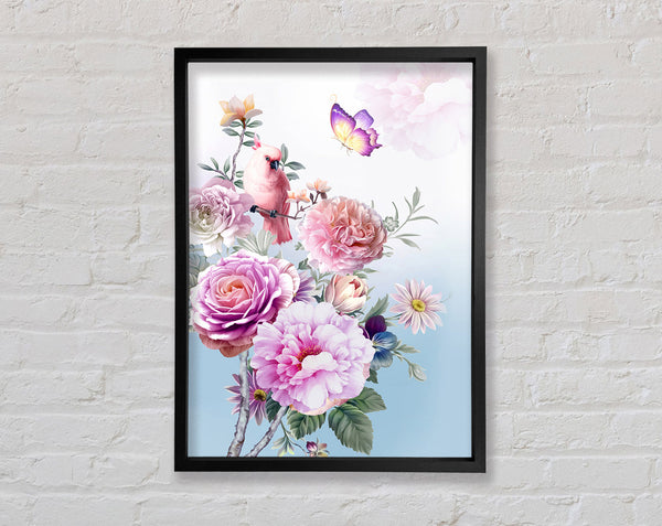 Paradise Birds Framed Print