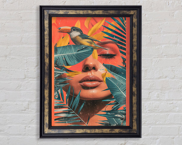 Paradise Woman Framed Print