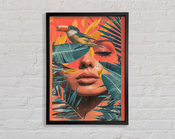 Paradise Woman Framed Print