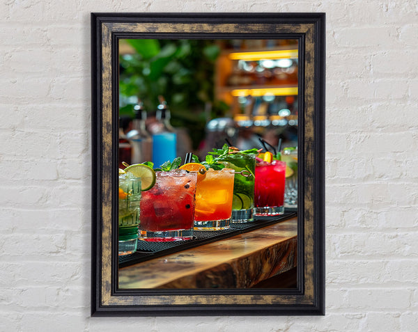 Party Bar Drinks Framed Print