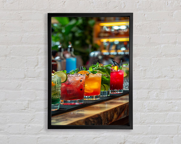 Party Bar Drinks Framed Print