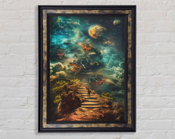 Path To Space Framed Print
