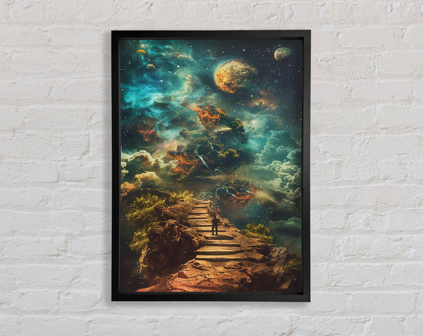 Path To Space Framed Print