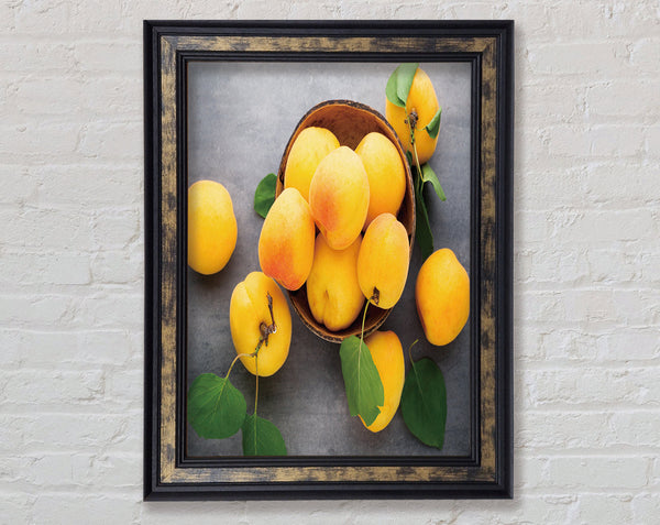 Peaches Framed Print