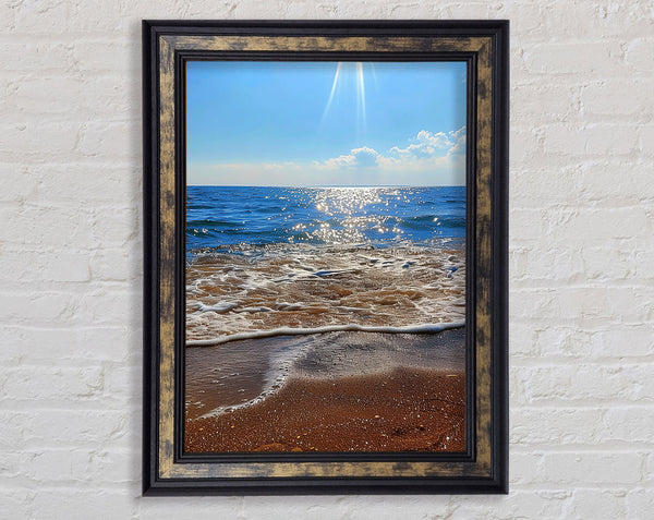 Perfect Beach Day Framed Print