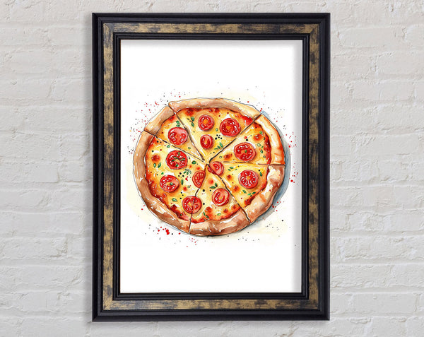 Perfect Pizza Framed Print