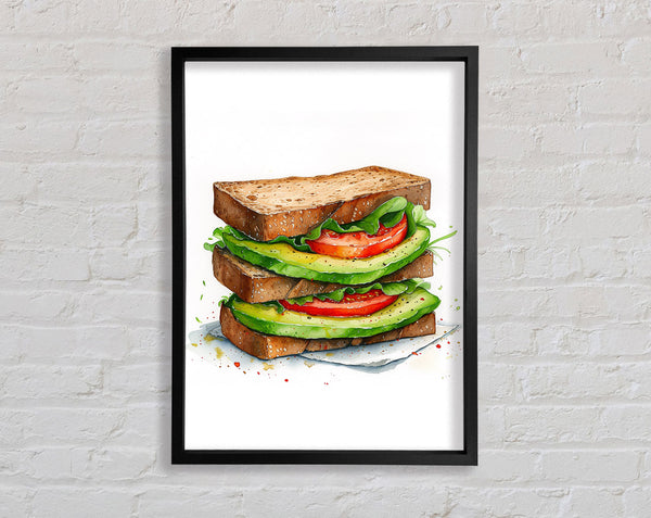 Perfect Sandwich Framed Print