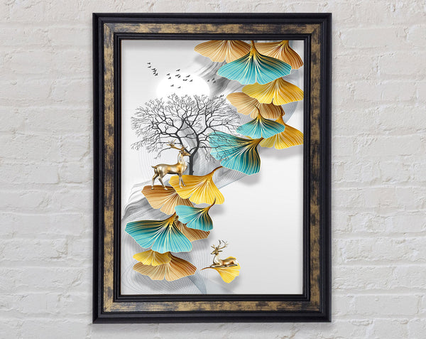 Petal Wildlife Framed Print
