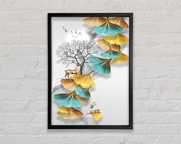 Petal Wildlife Framed Print
