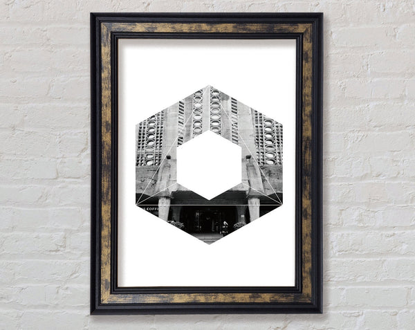 Photo Hexagon Framed Print