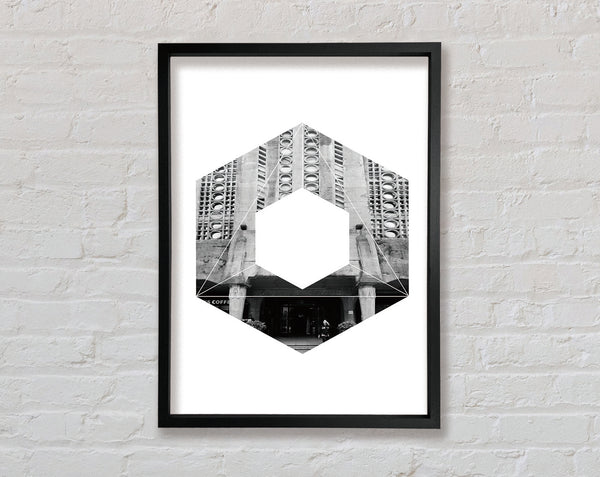 Photo Hexagon Framed Print