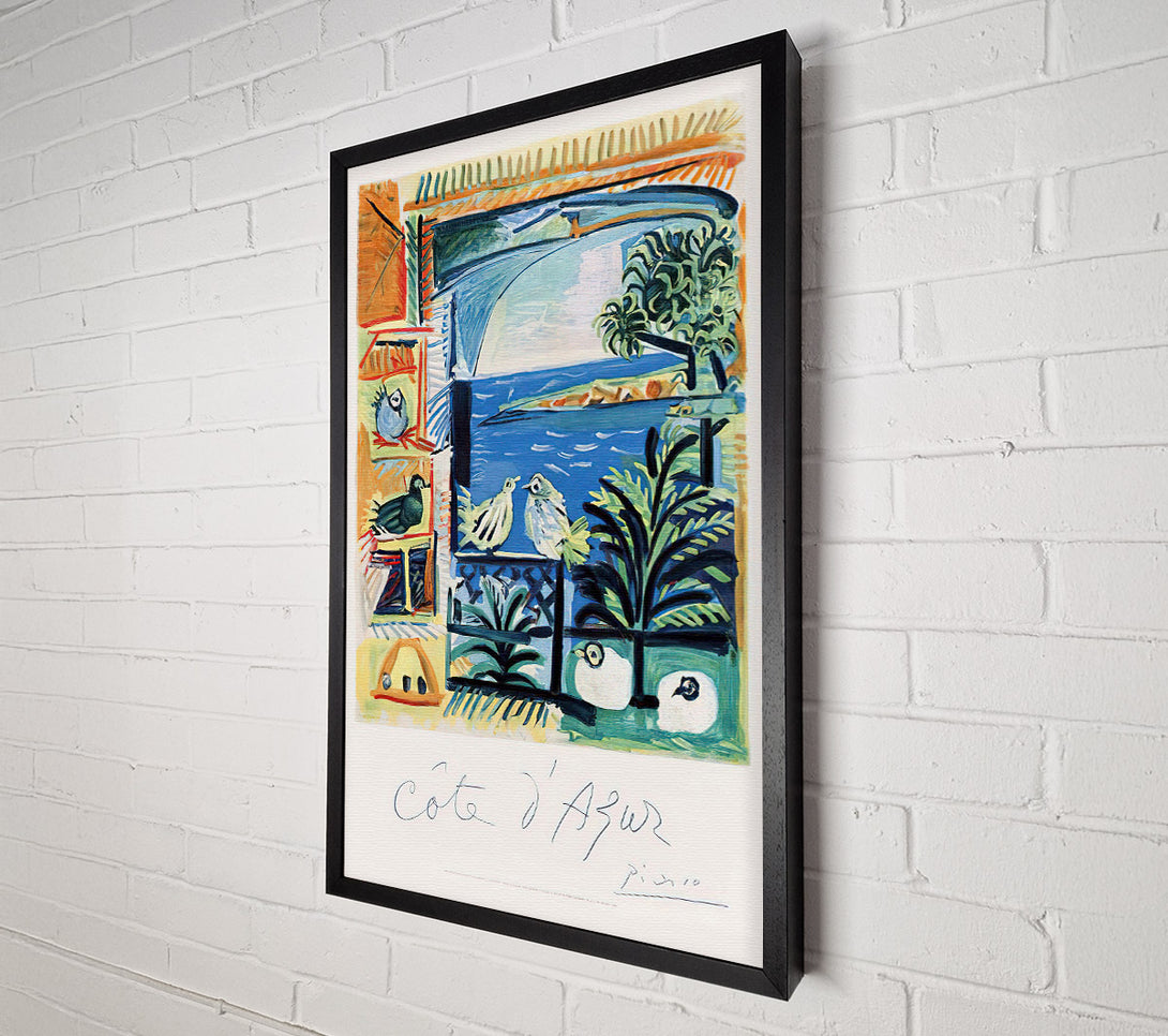  A Canvas Print of Picasso Cote Canvas Wall Art