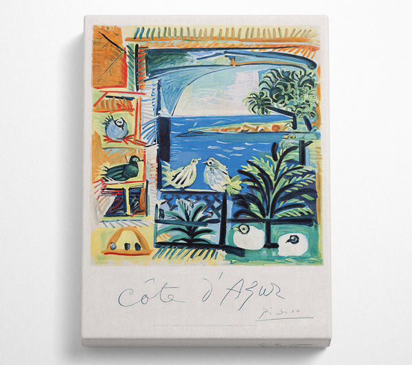  A Canvas Print of Picasso Cote Canvas Wall Art