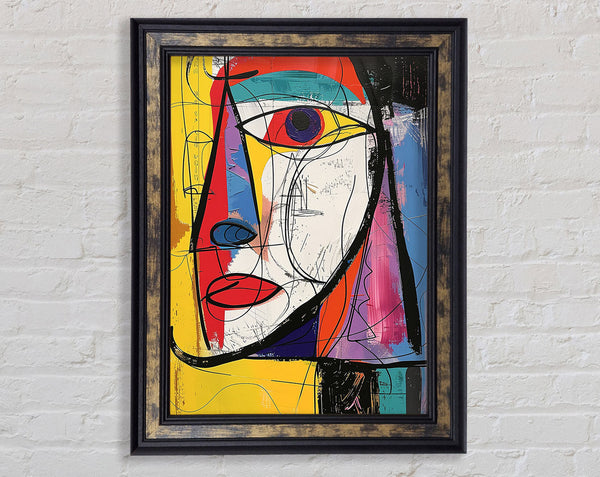 Picasso Sketch Framed Print