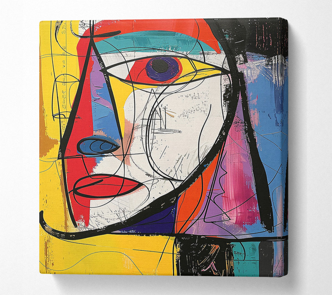  A Canvas Print of Picasso Sketch Canvas Art