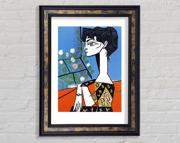 Picasso Woman With Watch Framed Print