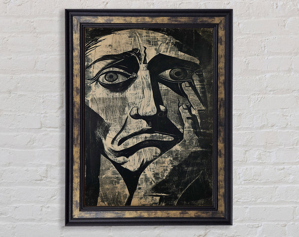 Picasso Worry Framed Print
