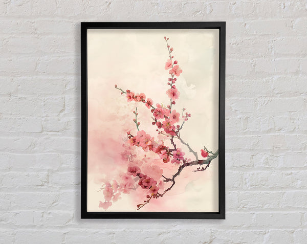 Pink Blossom Tree Framed Print