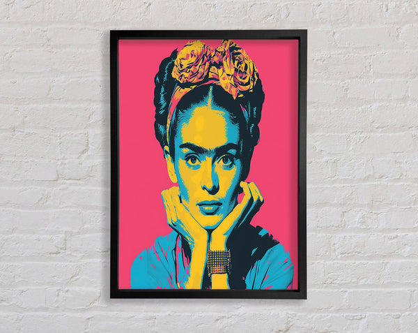 Pop Art Frida Kahlo Framed Print