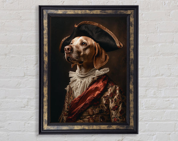 Posh Pup Framed Print