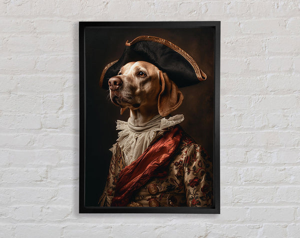 Posh Pup Framed Print