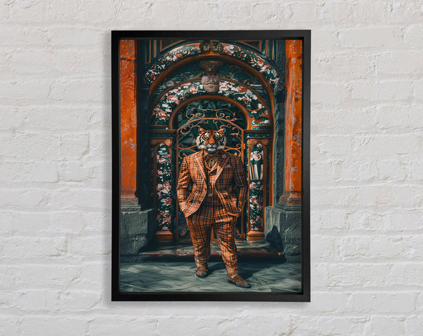 Posh Tiger Framed Print