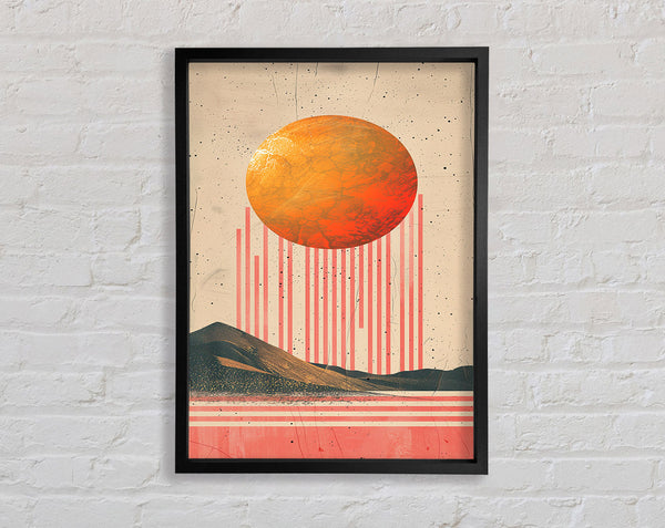 Pouring Sun Framed Print