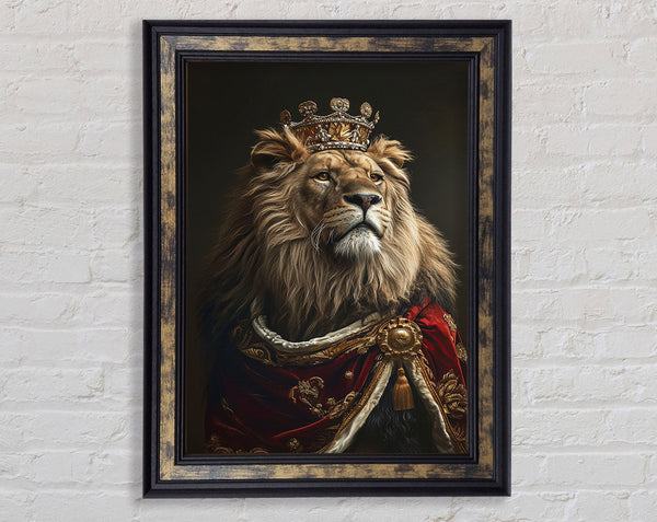 Pride Of The Lion King Framed Print