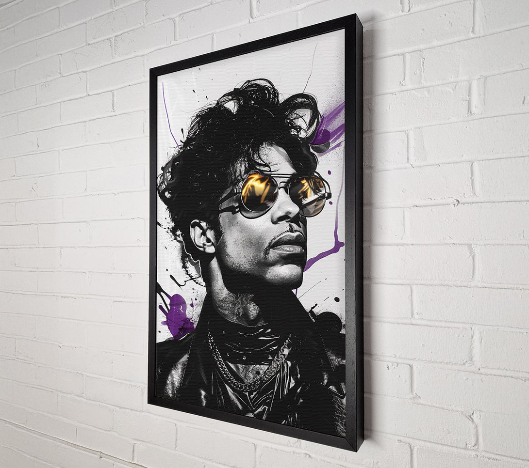  A Canvas Print of Prince Colourful Canvas Print