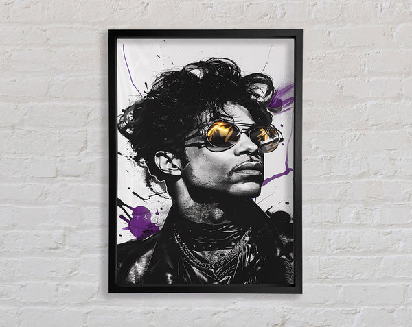 Prince Colourful Framed Print