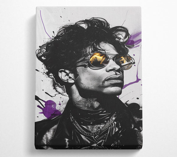  A Canvas Print of Prince Colourful Canvas Print