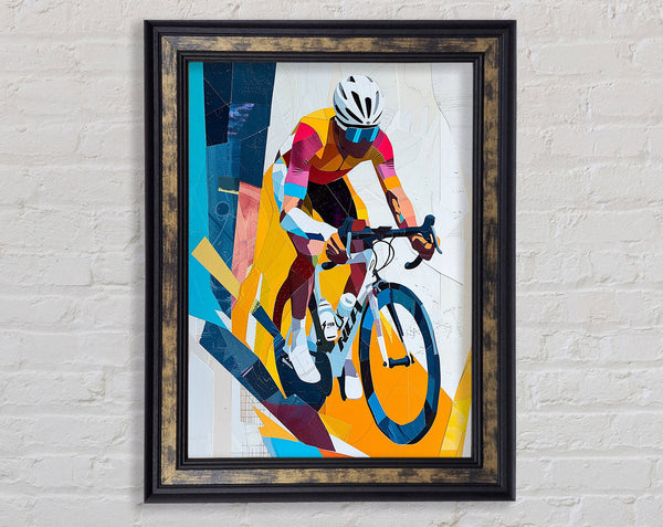 Professional Cyclist Framed Print