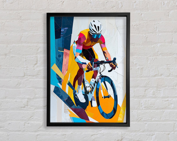 Professional Cyclist Framed Print
