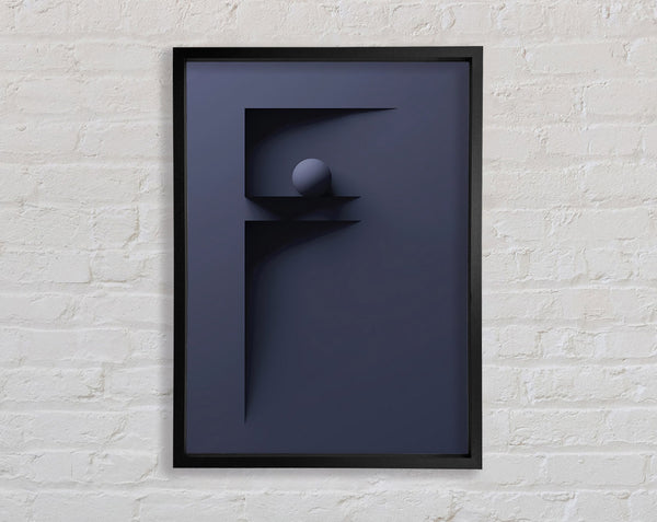 Purple Ball (1) Framed Print