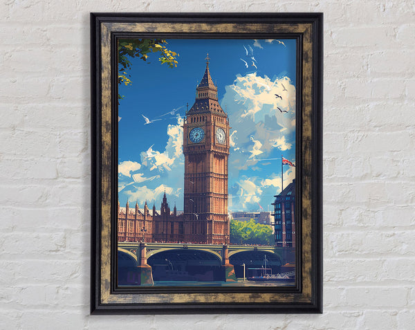 Queen Elizabeth Tower Framed Print