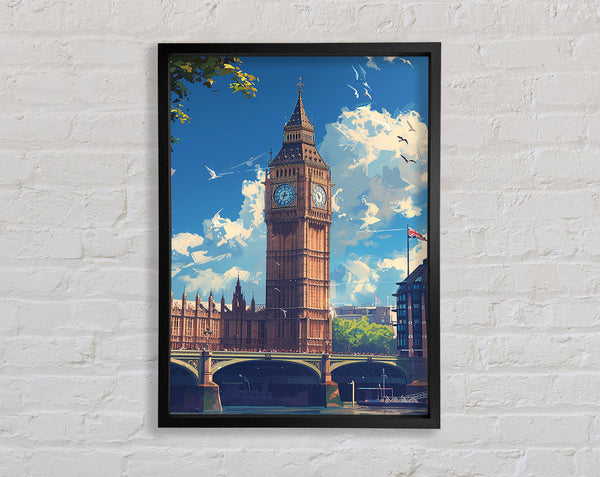 Queen Elizabeth Tower Framed Print