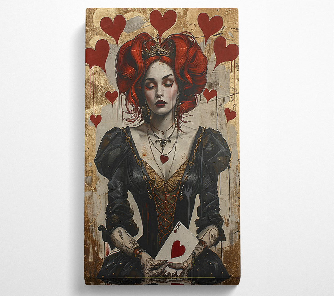  A Canvas Print of Queen Of Hearts Canvas Print