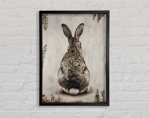 Rabbit Chilling Framed Print
