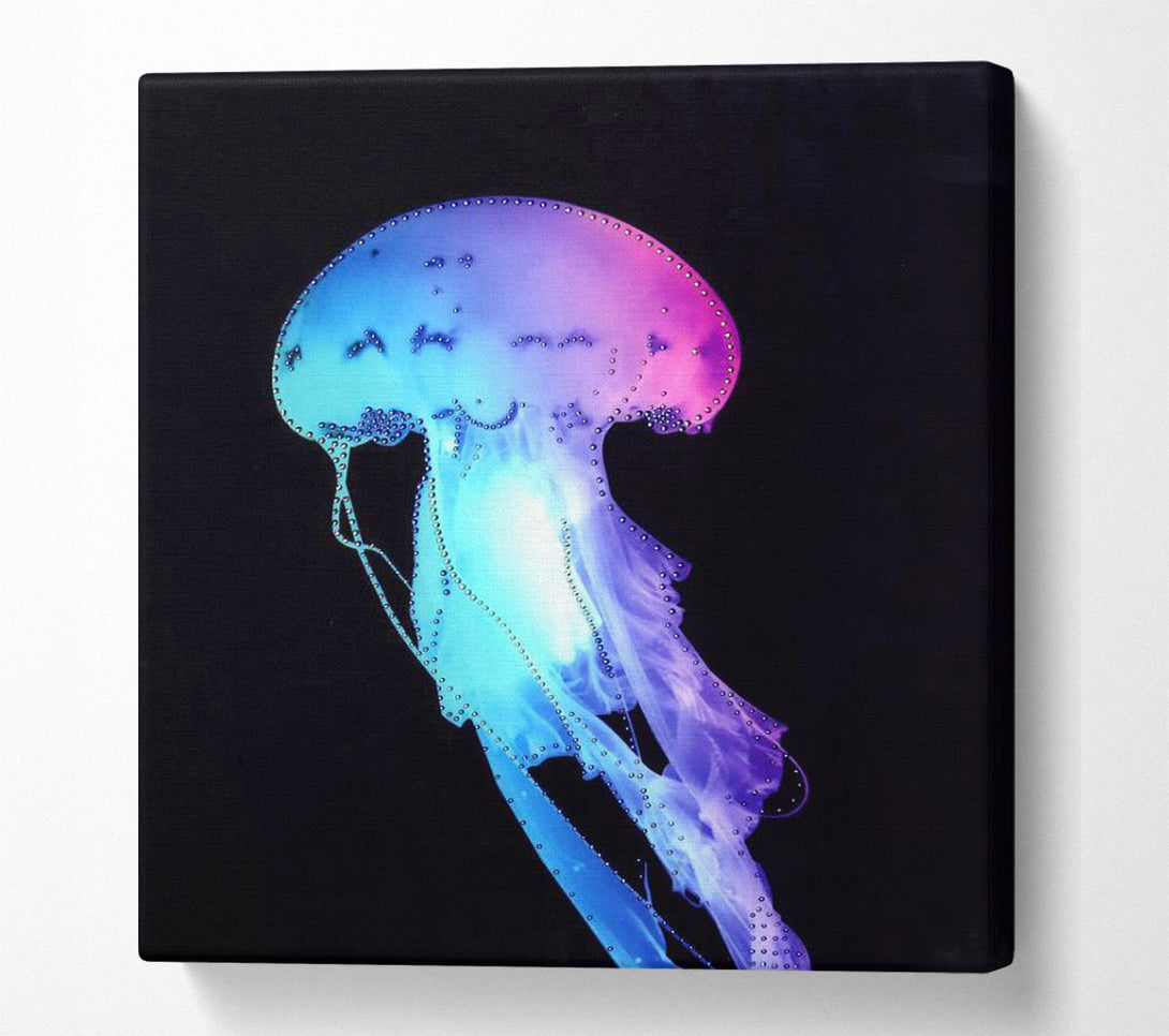  A Canvas Print of Rainbow Jellyfish Canvas Wall Art