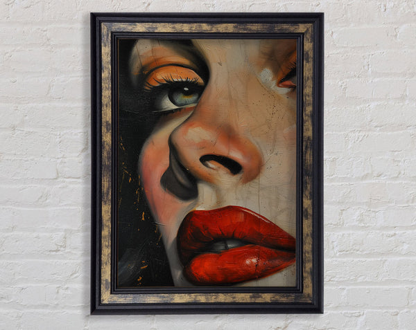 Realism Up Close Framed Print