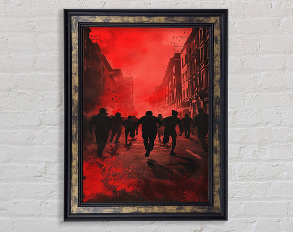 Red Mist Framed Print