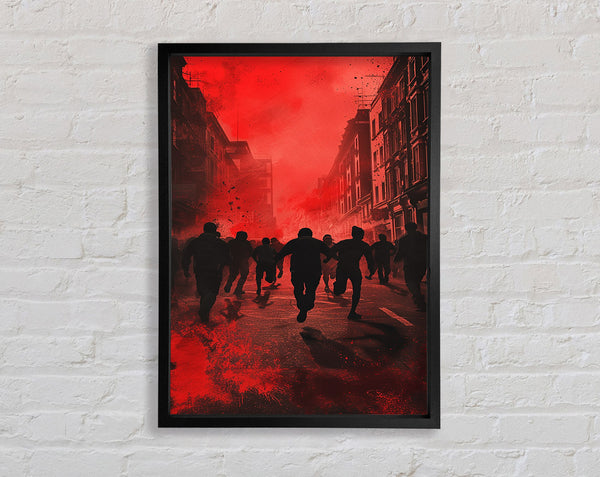 Red Mist Framed Print
