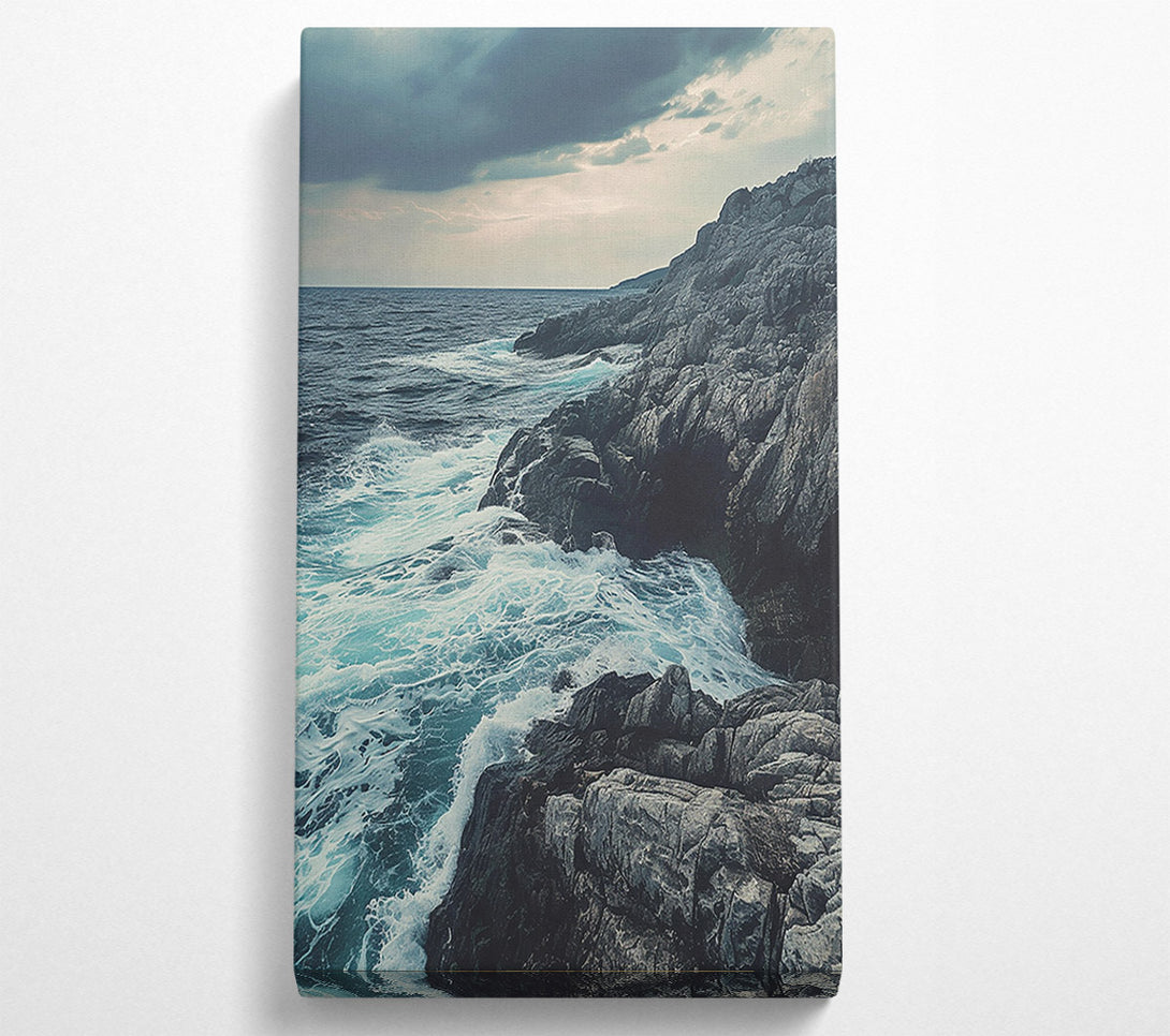  A Canvas Print of Rocky Shore Canvas Wall Art