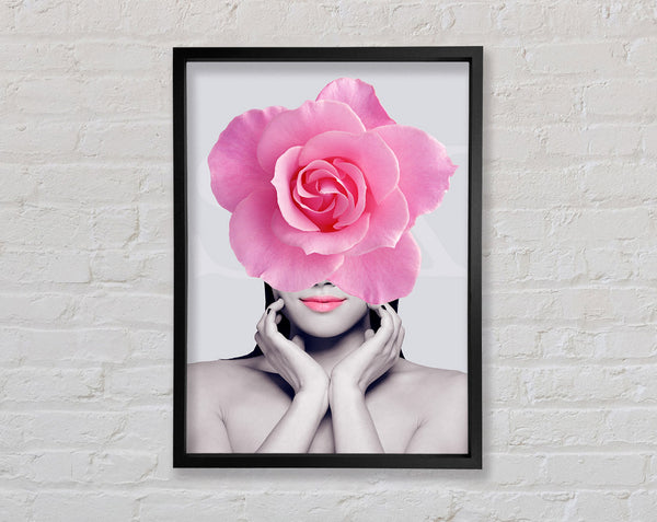 Rose Woman Framed Print