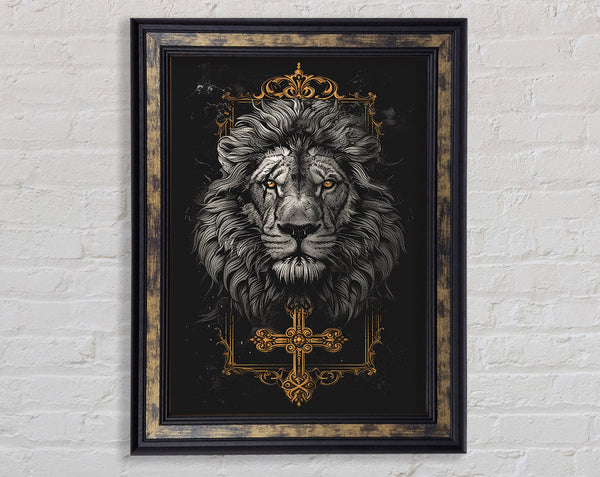 Royal Lion Framed Print