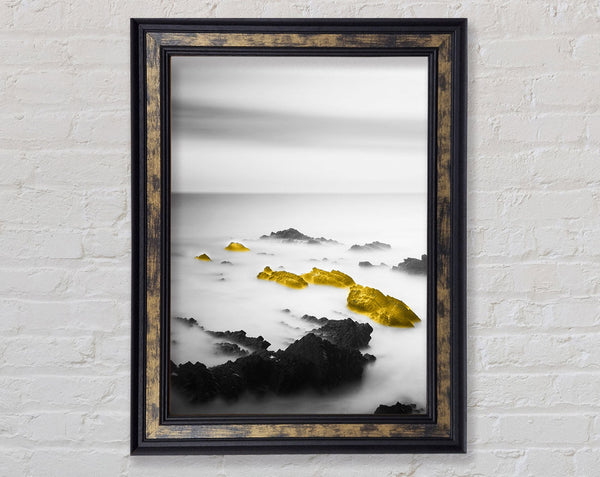 Rugged Mist Framed Print