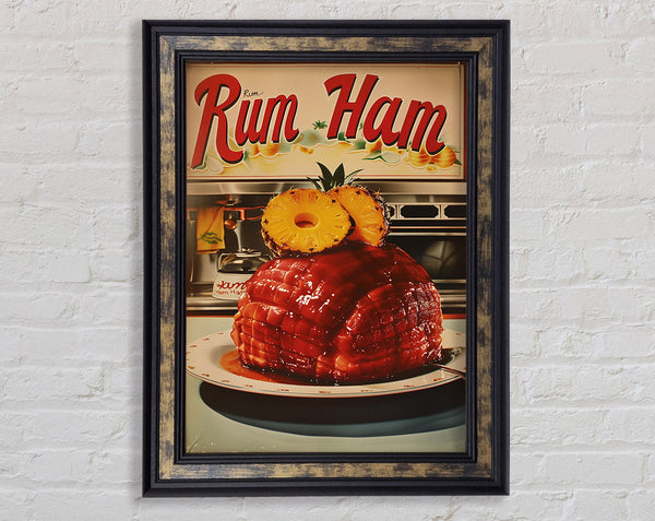 Rum Ham Framed Print