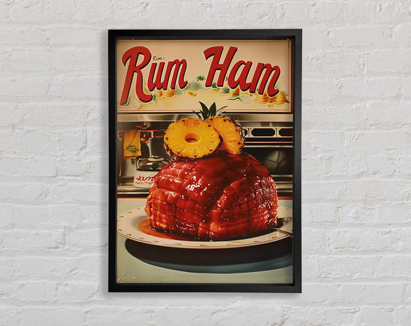 Rum Ham Framed Print